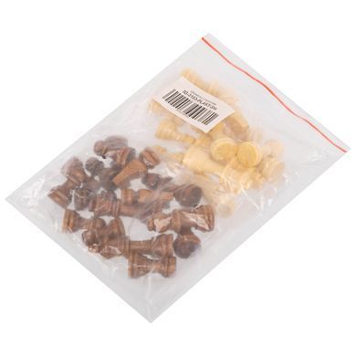 Шахматные фигуры пластиковые запасные без игрового поля Zelart IG-3103-PLAST-SHAHM размер пешки 2,6 см король 5,4 см