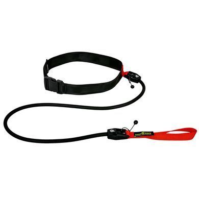 Трос эластичный с поясом MadWave SHORT BELT M077104 размер 3,6-10,8 кг цвет черный-зеленый
