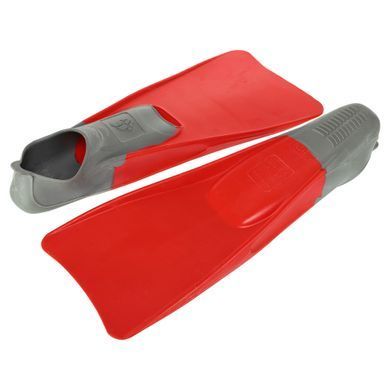 Ласти із закритою п'ятою MadWave M074605405W розмір 38-39 червоний-сірий
