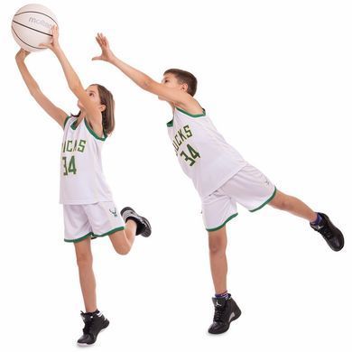 Форма баскетбольная детская NBA клуб Milwaukee Bucks 34 3582 размер XL