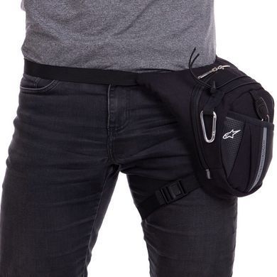 Мотосумка на стегно Alpinestar MS-0307-A 3л 19х24х7см чорний