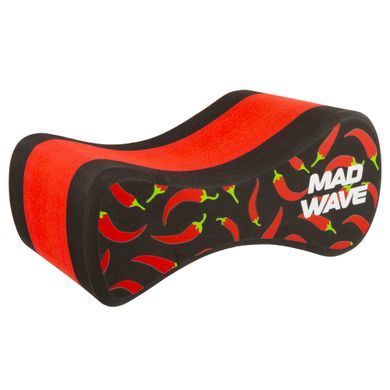 Колобашка для плавання MadWave Pull buoy EXT Printed M072006 колір червоний