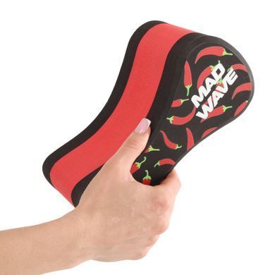 Колобашка для плавання MadWave Pull buoy EXT Printed M072006 колір червоний