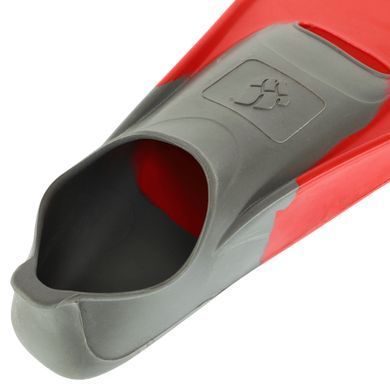Ласти із закритою п'ятою MadWave M074605405W розмір 38-39 червоний-сірий