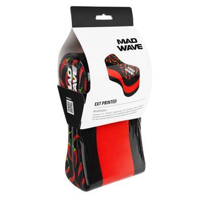 Колобашка для плавання MadWave Pull buoy EXT Printed M072006 колір червоний