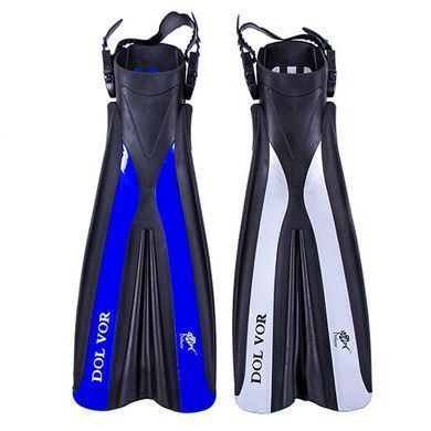 Ласты для дайвинга регулируемые Dolvor S/M серые F31-GS/M