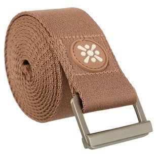 Ремінь для йоги з металевою пряжкою BLOOM YOGA STRAP LB7086 колір коричневий
