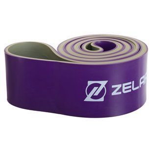 Резина петля для подтягиваний и тренировок лента силовая Zelart POWER LOOP FI-5439-6 цвет фиолетовый