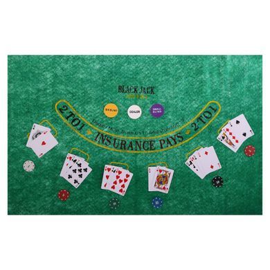 Набор для покера в металлической коробке Texas Holdem Poker set Zelart 200T 200 фишек