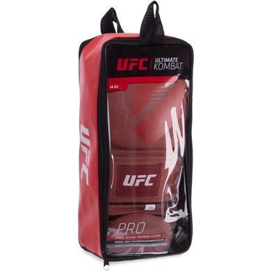 Перчатки боксерские UFC Tonal UTO-75430 14 унций красный
