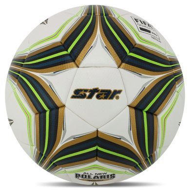 М'яч футбольний STAR ALL NEW POLARIS 3000 FIFA SB145FTB колір жовтий-салатовий