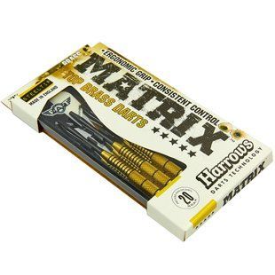 Дротики для гри в дартс циліндричні Harrows PRO BRASS MATRIX B106-20 20гр 3шт