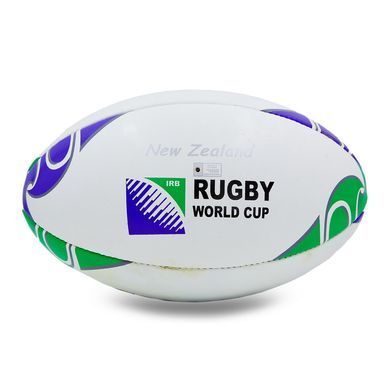 Мяч для регби Composite Leather GILBERT Rugby RBL-1 №5 белый-зеленый-синий