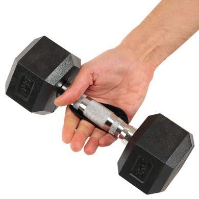 Накладки на долоні грипси Gym Grips Gloves для силових тренувань та турніка силіконові нековзні Zelart TA-5979 2 шт чорний