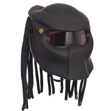 Мотошлем интеграл (full face) Хищник (Predator) AKFOX M-2278 L-XL черный