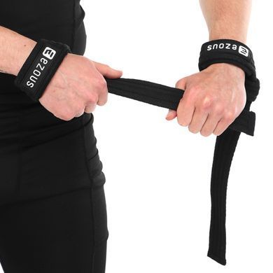 Лямки для тяги LIFTING STRAP EZOUS B-05 цвет черный