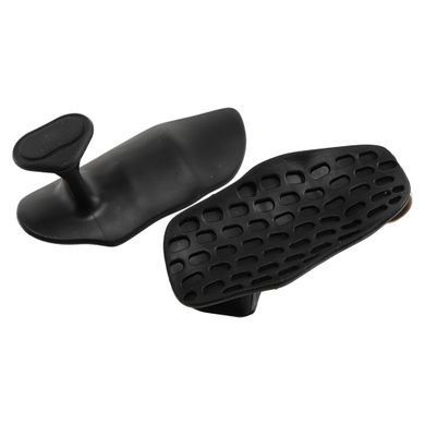Накладки на долоні грипси Gym Grips Gloves для силових тренувань та турніка силіконові нековзні Zelart TA-5979 2 шт чорний