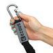 Эспандер трубчатый с карабином в защитном рукаве RESISTANCE TUBE WITH COVER EZOUS K-05-M нагрузка средняя черный