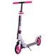 Самокат міський двоколісний складаний SCOOTER Zelart CA-2028 колір рожевий-білий