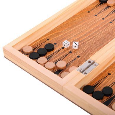 Шахматы шашки нарды 3 в 1 набор настольных игр деревянные ZOOCEN ZC7224 размер 24см x 24см х 2см