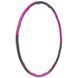 Обруч для схуднення розбірної Хула Хуп Hula Hoop Zelart K610 колір сірий-салатовий