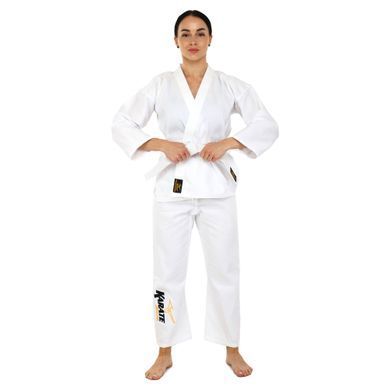 Кімоно для карате куртка штани та пояс MIZANO KT07A розмір 000 (зріст 110)