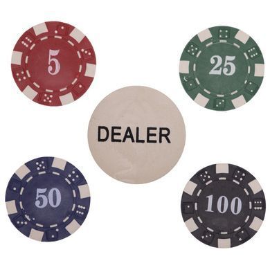 Набір для покеру в дерев'яному кейсі Poker game set Zelart IG-6642 200 фішок