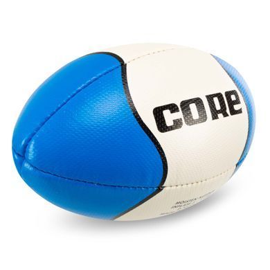 Мяч для регби CORE R-5377-3 №3 белый-синий