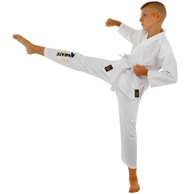 Кімоно для карате куртка штани та пояс MIZANO KT07A розмір 000 (зріст 110)