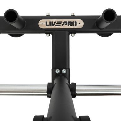 Стійка вертикальна для блинів дисків та грифів пересувна LiveUp LP8851 розмір-68х66,5х131см чорний