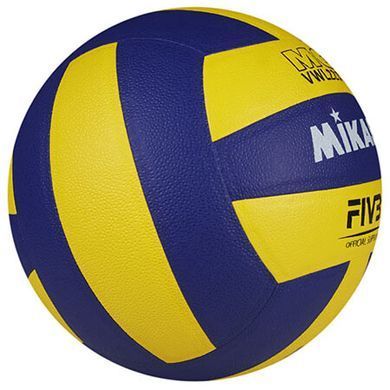 М'яч волейбольний Mikasa PU жовто-синій VWL2200