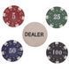 Набір для покеру в дерев'яному кейсі Poker game set Zelart IG-6642 200 фішок