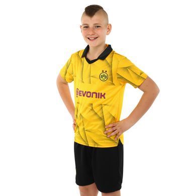 Форма футбольная детская с символикой футбольного клуба BORUSSIA DORTMUND гостевая 2024 Zelart CO-6358 размер 20, возраст 6лет, рост 110-115