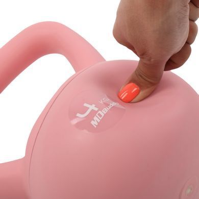 Гиря мягкая MDbuddy SOFT KETTLEBELL TA-7039-4 цвет розовый