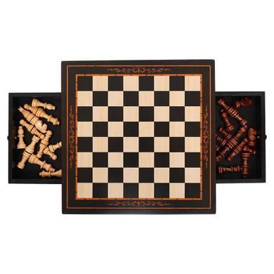Шахматы настольная игра деревянные на магнитах Xinliye W3302M размер 30см x 30 х 2,5 см