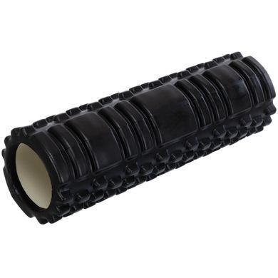 Роллер массажный цилиндр (ролик мфр) 25см Grid Combi Roller Zelart FI-0356 цвет оранжевый