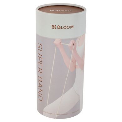 Гума петля для підтягувань та тренувань стрічка силова BLOOM SUPER BAND LB7071-1 білий