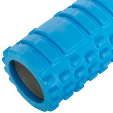 Роллер массажный цилиндр (ролик мфр) 25см Grid Combi Roller Zelart FI-0356 цвет оранжевый