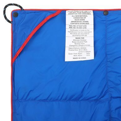 Ковдра туристична PUFFY DOWN BLANKET 4Monster C-BKR-234 колір чорний