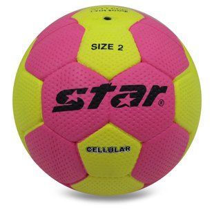Мяч для гандбола STAR Outdoor JMC002 размер 2 розовый-желтый
