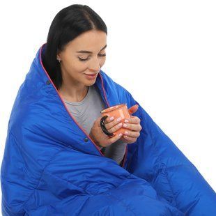 Ковдра туристична PUFFY DOWN BLANKET 4Monster C-BKR-234 колір синій