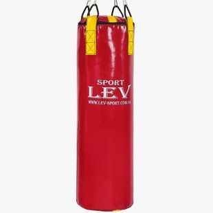 Мешок боксерский Цилиндрический Тент LEV LV-2801 цвет красный
