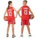 Форма баскетбольная детская NBA клуб Houston Rockets 13 BA-0966 размер S цвет белый-красный