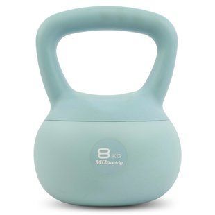 Гиря м'яка MDbuddy SOFT KETTLEBELL TA-7039-8 колір блакитний