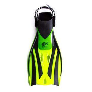 Ласти для дайвінгу регульовані Dolvor Froggi S/M(27-31) лимонні F52JR-YS/M27-31