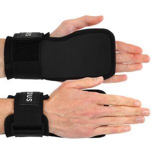 Накладки для подтягивания и тяги SOFT HAND GRIPS EZOUS D-10 цвет черный