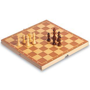 Шахматы настольная игра деревянные на магнитах Zelart W6703 размер 34x34 см