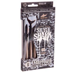 Дротики для гри в дартс циліндричні Harrows SILVER SHARK B623-23 23гр 3шт