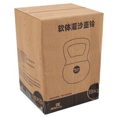Гиря м'яка MDbuddy SOFT KETTLEBELL TA-7039-8 колір блакитний