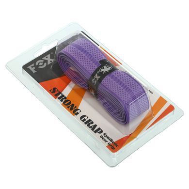 Обмотка на ручку ракетки для бадминтона Grip FOX PU-221 цвет фиолетовый